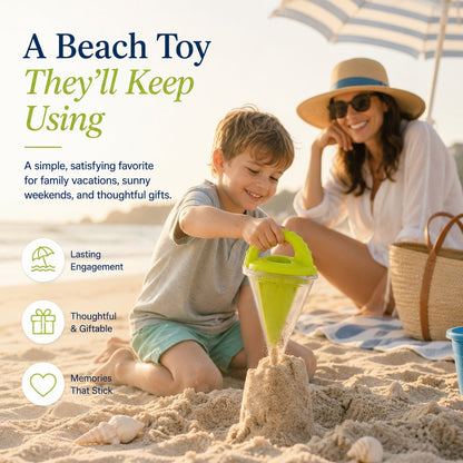 🔥🏖️ Kids Beach Sand Funnel Toy for Drawing and Pouring