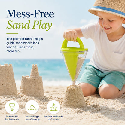 🔥🏖️ Kids Beach Sand Funnel Toy for Drawing and Pouring