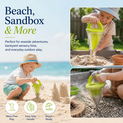 🔥🏖️ Kids Beach Sand Funnel Toy for Drawing and Pouring
