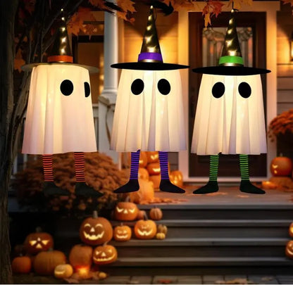 👻 3-Piece Halloween Hanging Ghost Decorations | Cute & Spooky Indoor & Outdoor Decor