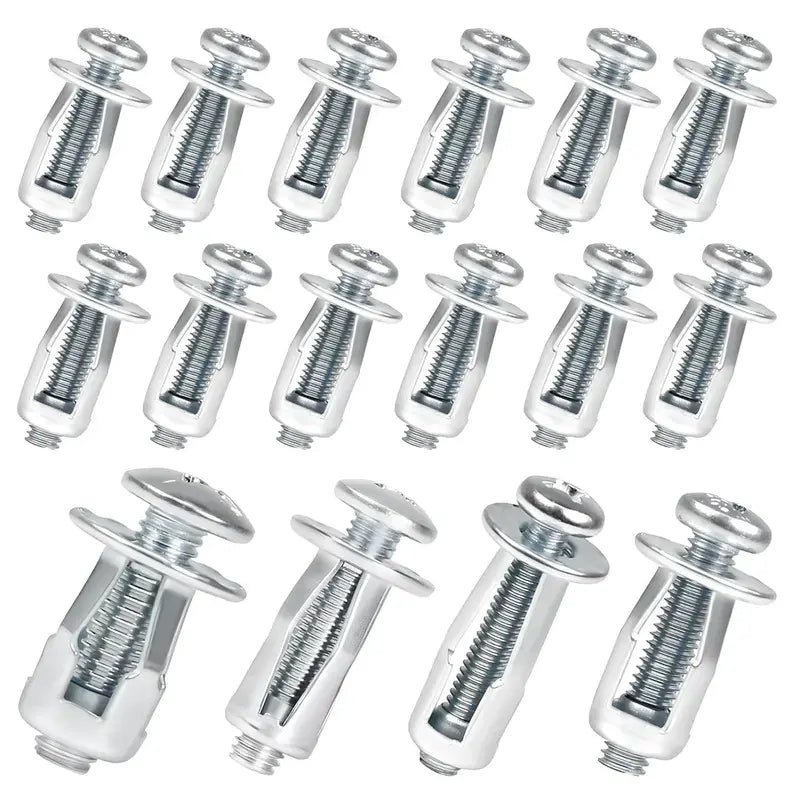 Heavy-Duty Carbon Steel Button Rivet Locking Nuts Set - Durable, Rustproof, Bolt-Compatible Industrial & Furniture Hardware for Panel Fixing, Sheet Metal Repair (M4, M5, M6 Sizes)