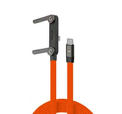 ⚡️240w super fast charging📱Invisible Holder Charger Cable with Stand