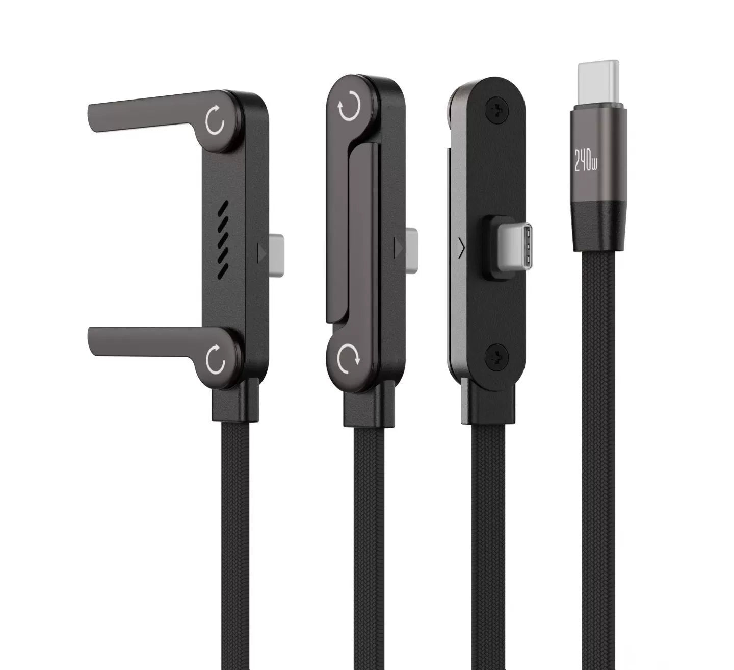 ⚡️240w super fast charging📱Invisible Holder Charger Cable with Stand