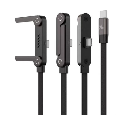 ⚡️240w super fast charging📱Invisible Holder Charger Cable with Stand